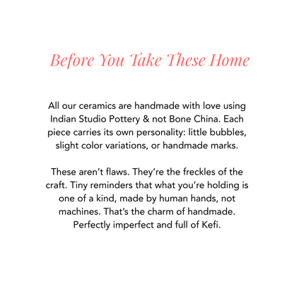 Pause Handmade Ceramic Coasters