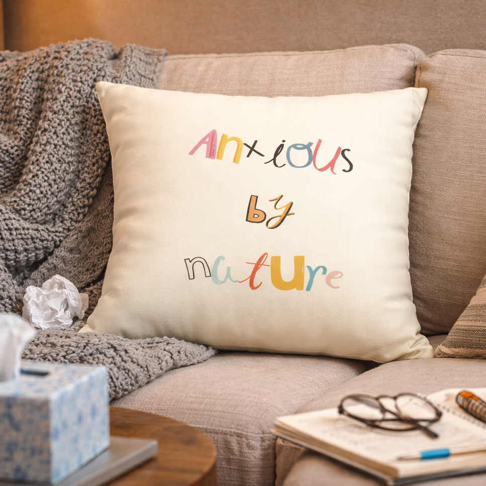 Anxious by Nature Cushion Cover