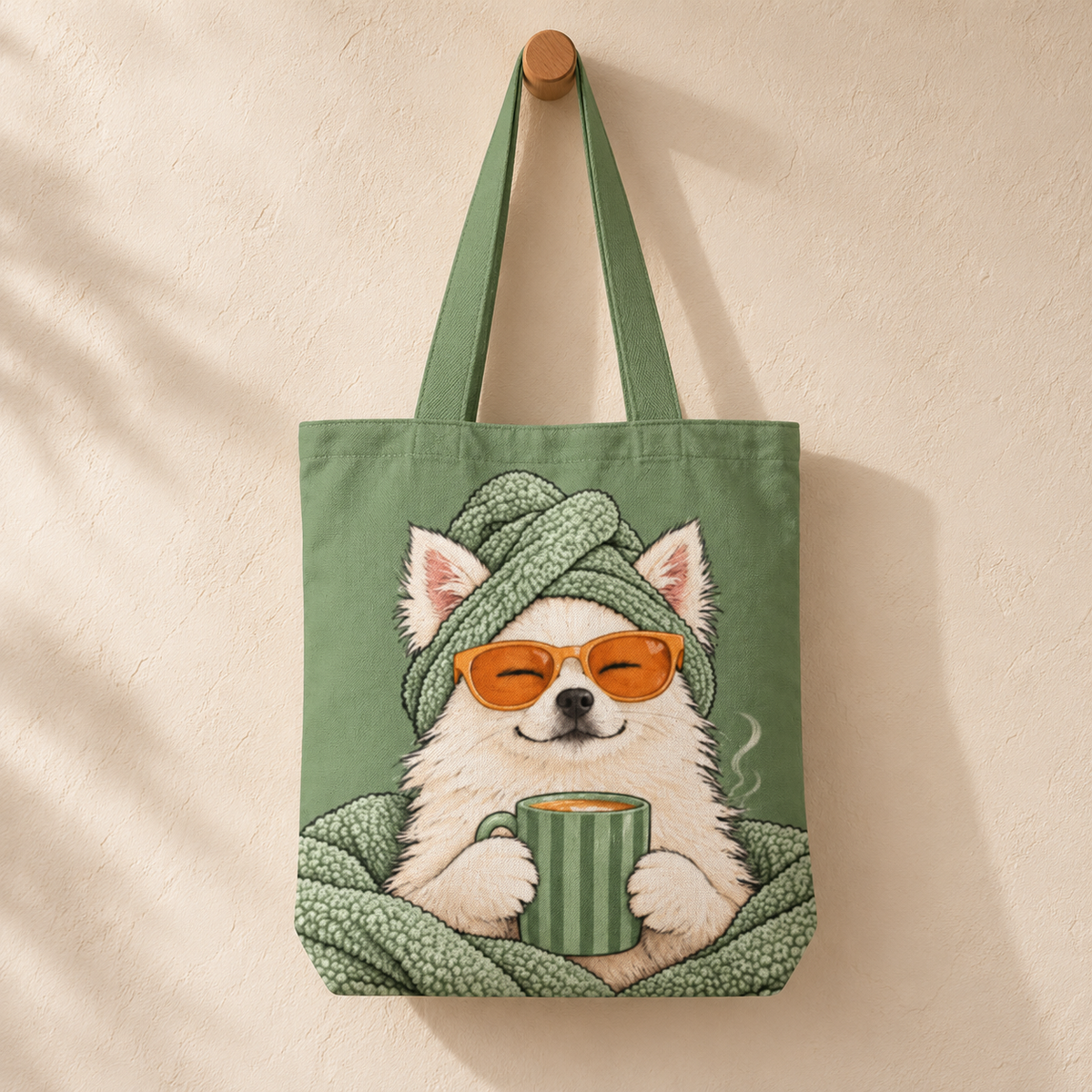 Cosy Spitz Coffee Break Tote Bag With Zipper