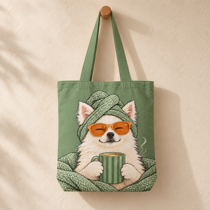 Cosy Spitz Coffee Break Tote Bag With Zipper