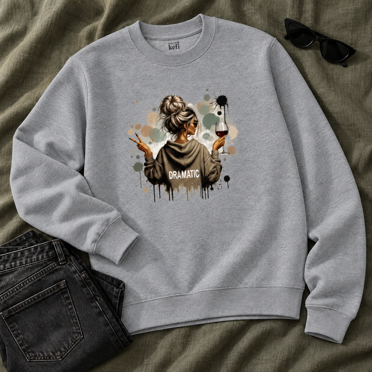 Dramatic Girl Vibes Sweatshirt