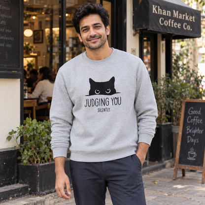 Judging You Silently Unisex Sweatshirt