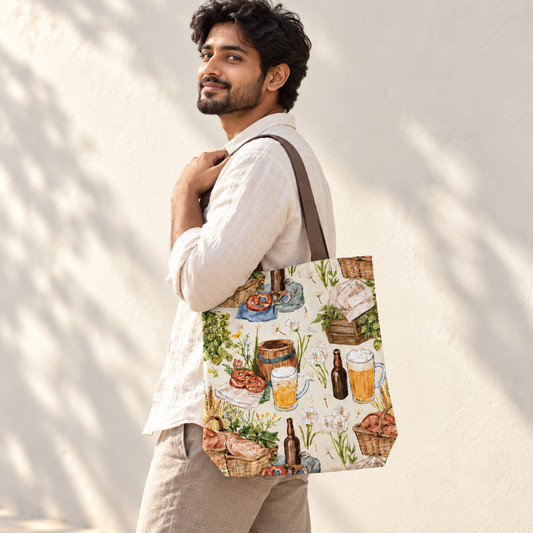 The Weekend Mood Tote Bag With Zipper