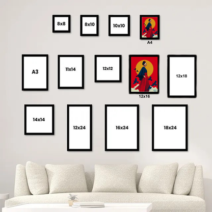 Quiet Strength Framed Art Print (A4)
