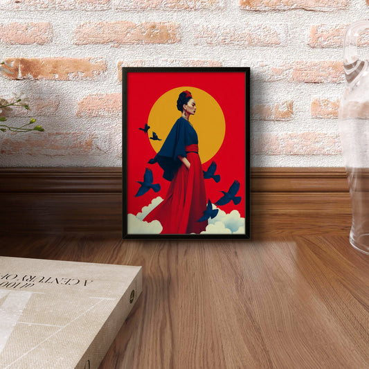 Quiet Strength Framed Art Print (A4)